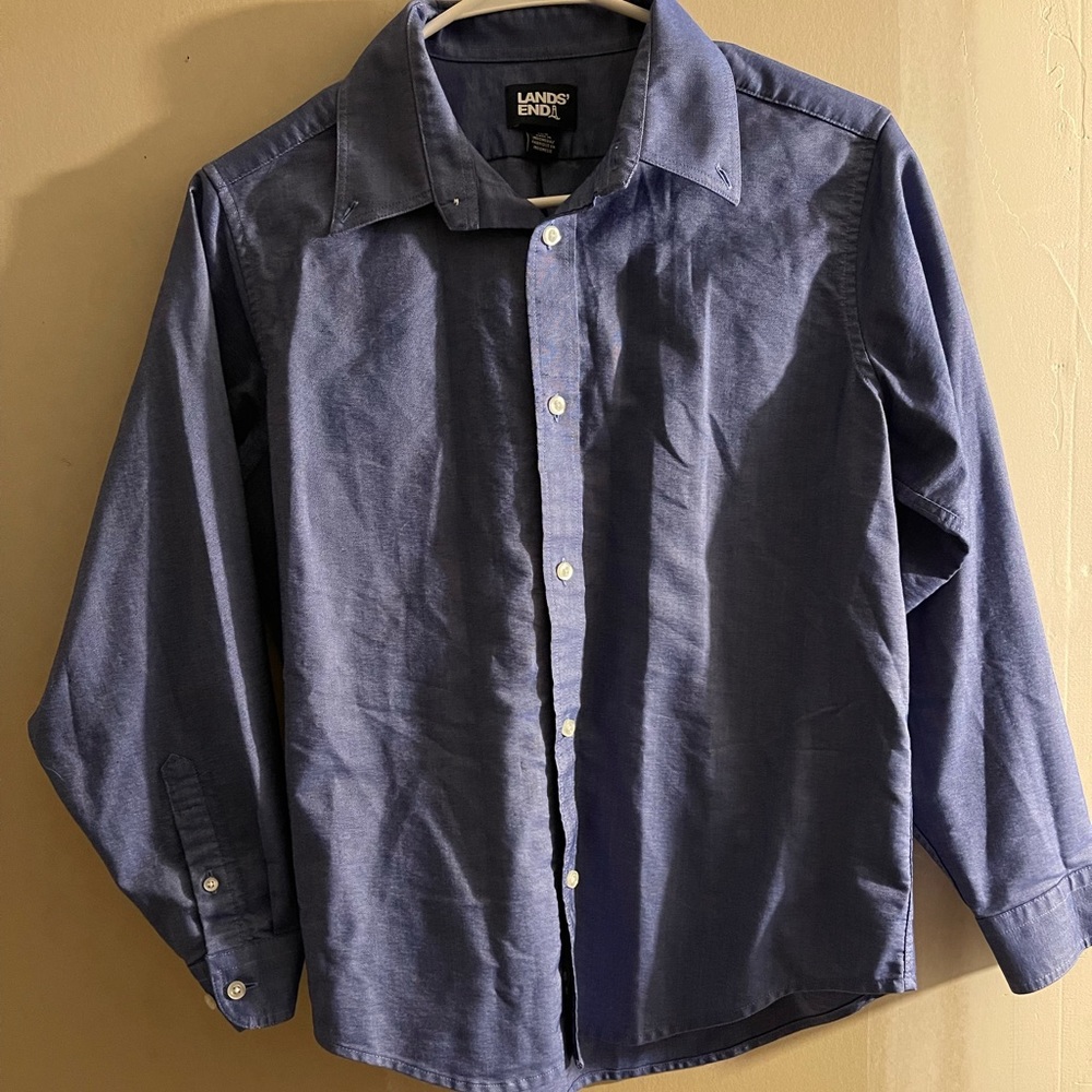 Lands end button down